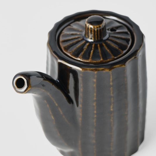 Soy Pot 125ml Tenmokku Glaze - Image 2