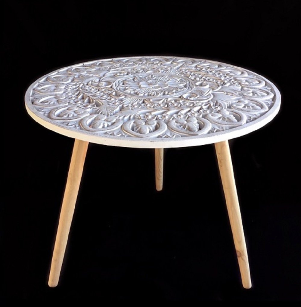Tribal Round Side Table 60cm