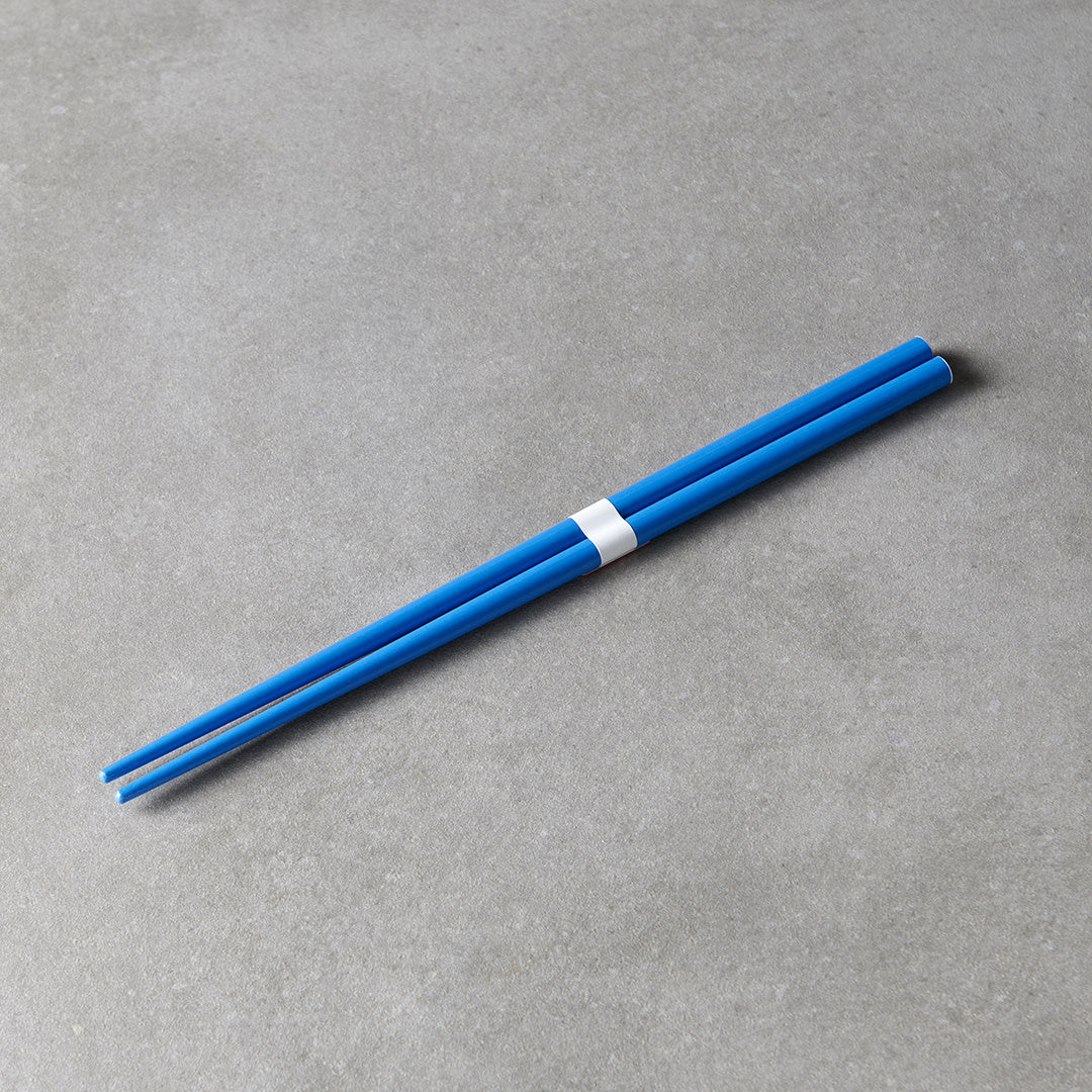Chopsticks Lacquered Royal & White - Image 5