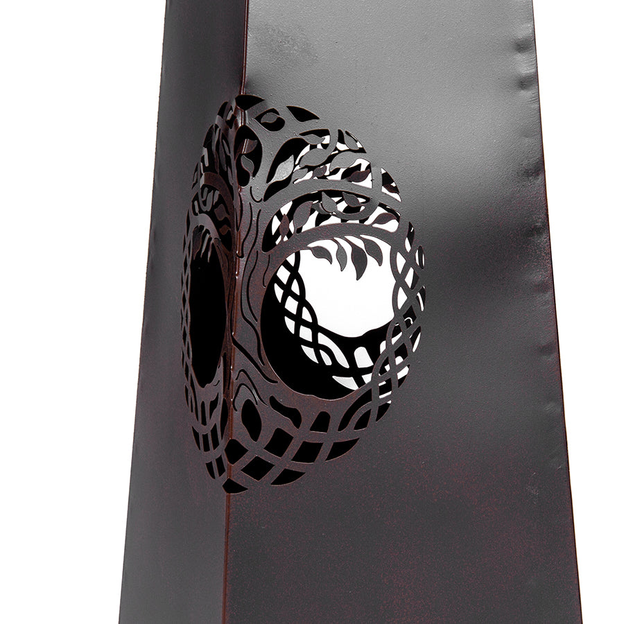 Set 2 Nested Lasercut Tree Of Life Firebowls / Planters 50x83cm - Image 3