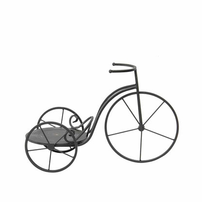 Black Pennyfarthing Bicycle Plant Holder 53cm - Image 2