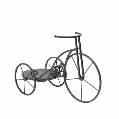 Black Pennyfarthing Bicycle Plant Holder 53cm - Image 3