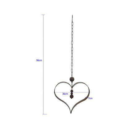 Hanging Serenity Heart 36cm - Image 3