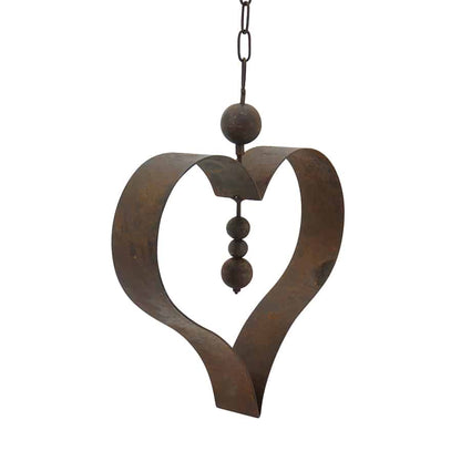 Hanging Serenity Heart 36cm