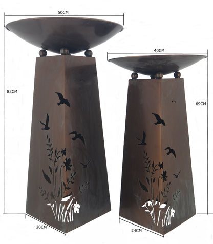 Set 2 Nested Birds Planters 50x83cm - Image 5