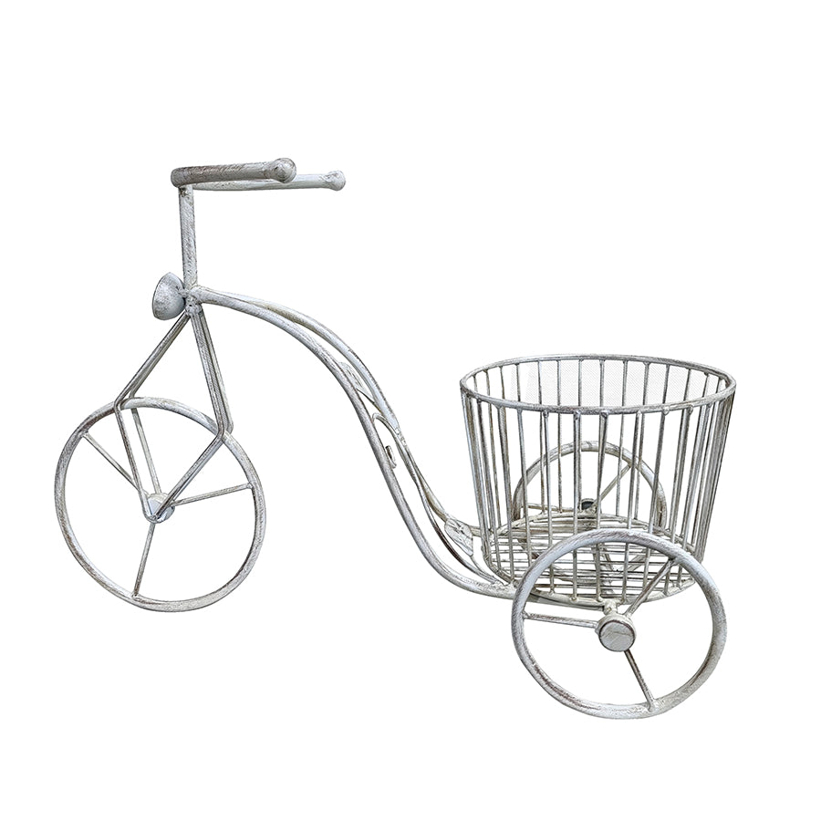 Country Garden Traingle w Basket Planter 35cm