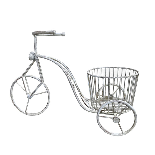 Country Garden Traingle w Basket Planter 35cm