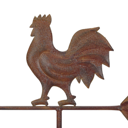 Weather Vane Stake w Rooster 125cm - Image 4