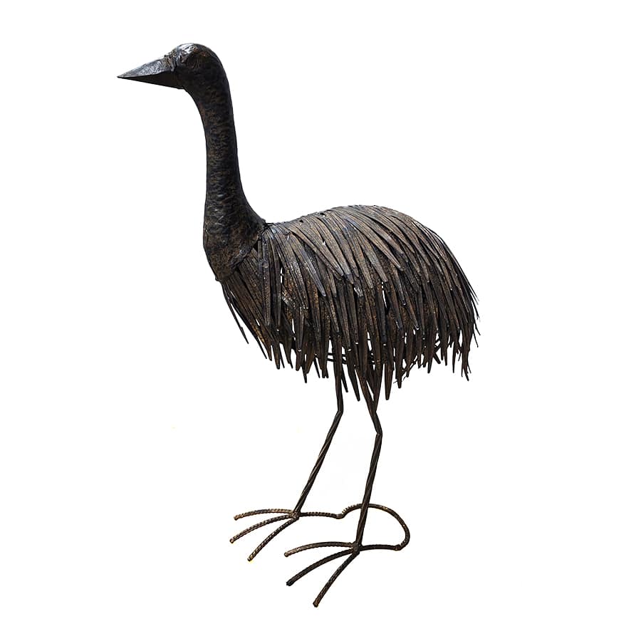 Rustic Emu Garden Statue 94cm