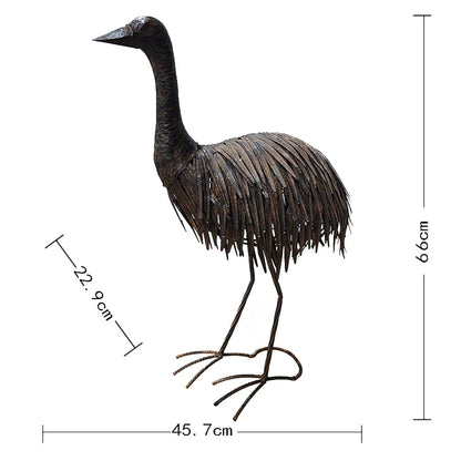 Rustic Emu Garden Statue 68cm - Image 5