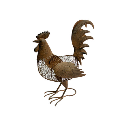 Decorative Rooster Egg Basket / Storage 49cm - Image 2