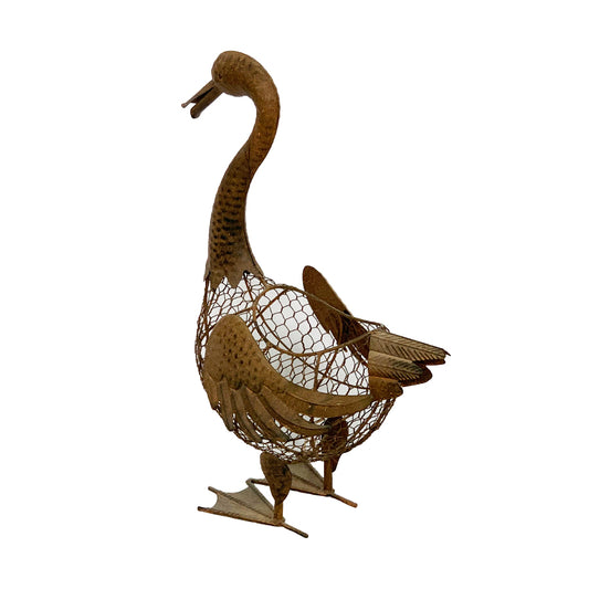 Decorative Duck Egg Basket / Storage 51cm - Image 2