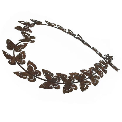 Flutter Of Butterflies As Heart Wall Art 48cm - Image 3
