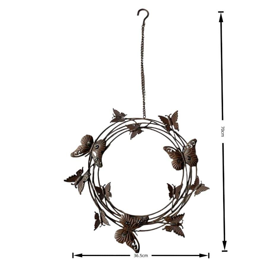 Hanging Circle Of Butterflies On Chain 36cm - Image 4
