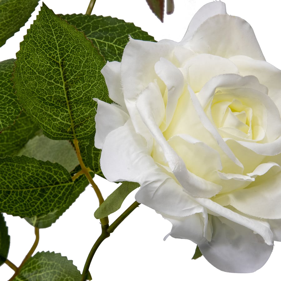 Potted Artificial Rose Bush 50x65cm - Image 2