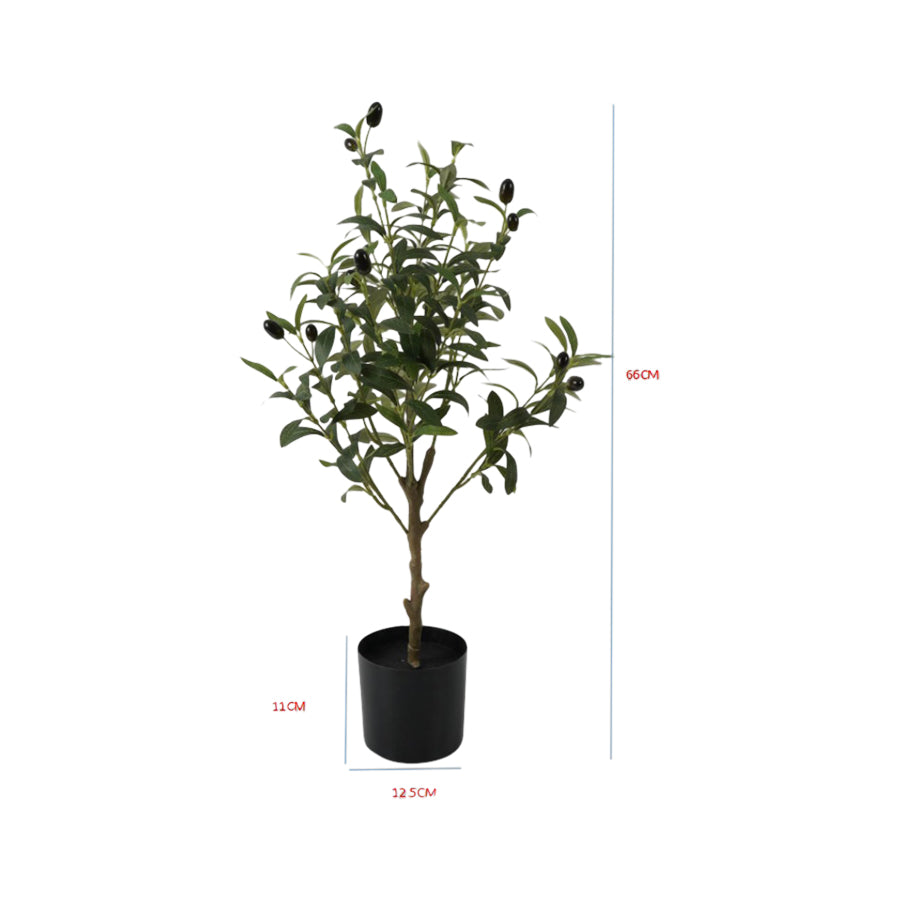 Potted Artificial Olive Tree 65cm - Image 2