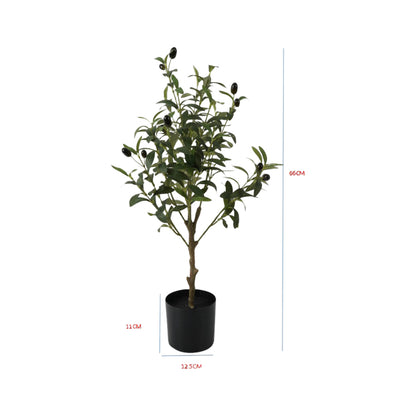 Potted Artificial Olive Tree 65cm - Image 2