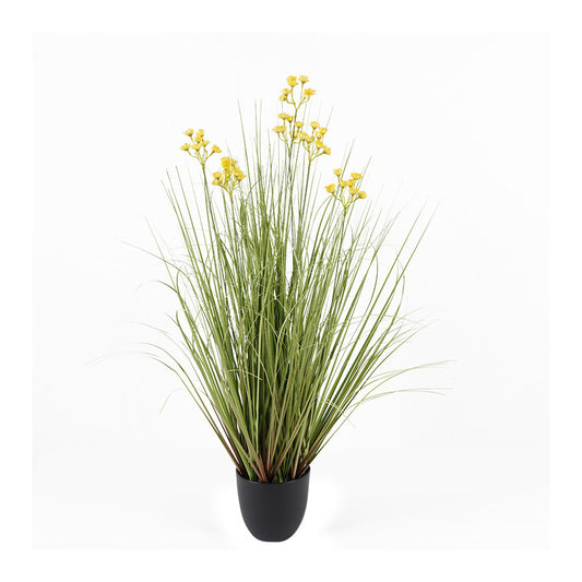 Potted Artificial Grassy Spring Wildflower 85cm - Image 2
