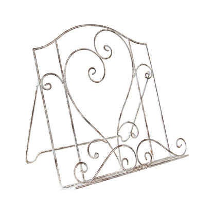 French Provincial Heart Recipe Book Stand 36cm