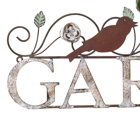 Colour Birds Garden Wall Art 37cm - Image 2