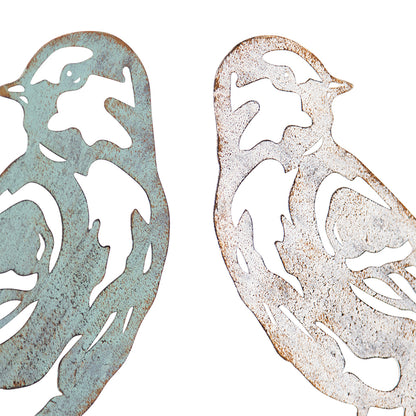 Colour Birds 5 Hook Wall Hanging 59x39cm - Image 3