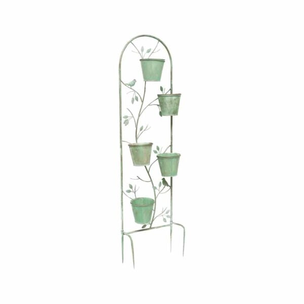 Leafy Arch Stake w 5 Plant Pots 154cm - Image 2