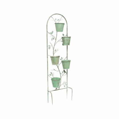 Leafy Arch Stake w 5 Plant Pots 154cm - Image 2