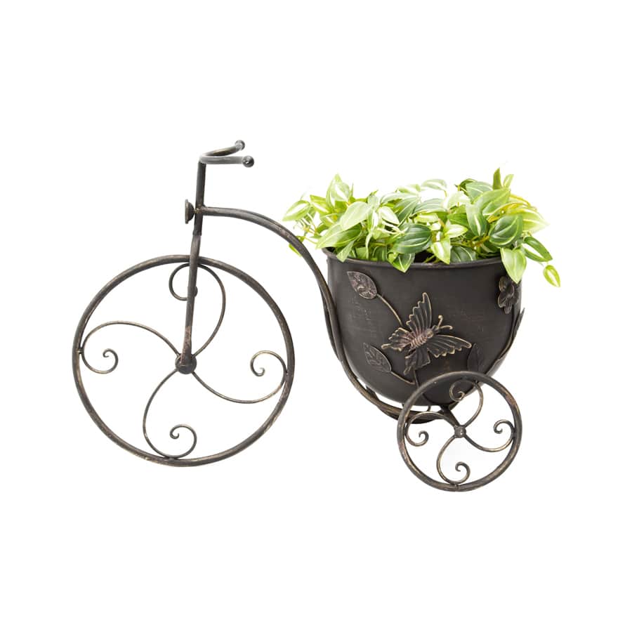 Bicycle Planter w Butterfly 46cm