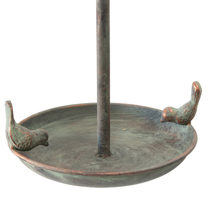 Hanging Birdfeeder w 2 Birds & Leaf 66cm - Image 2