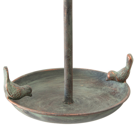 Hanging Birdfeeder w 2 Birds & Leaf 66cm - Image 2