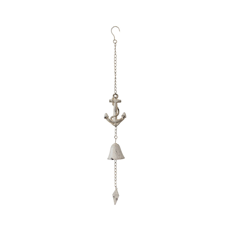 Cast Iron Anchor Hanging Bell 9x74cm