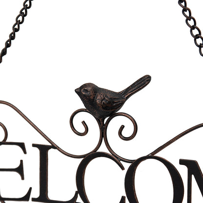 Hanging Welcome Chime w Bird 76cm - Image 2