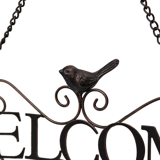 Hanging Welcome Chime w Bird 76cm - Image 2