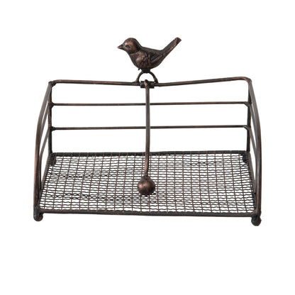 Napkin Holder w Bird 20cm - Image 2