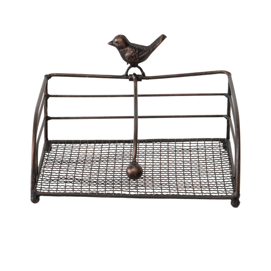 Napkin Holder w Bird 20cm - Image 2