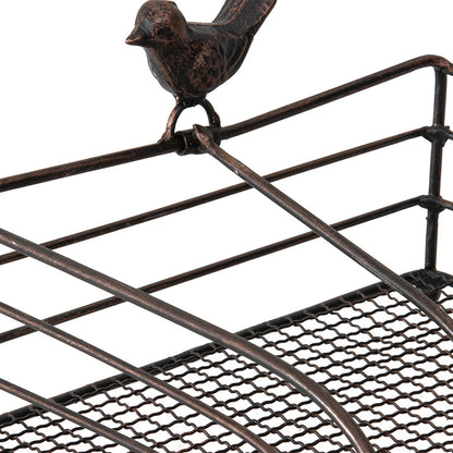 Napkin Holder w Bird 20cm - Image 3