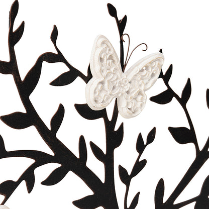 Laser Cut Family w White Butterflies Wall Art 51cm - Image 2