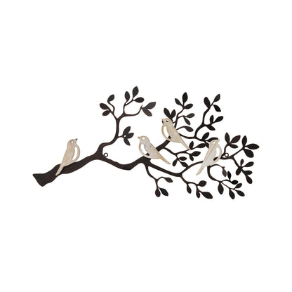 Laser Cut Tree of Life Branch w Birds Wall Art 64cm