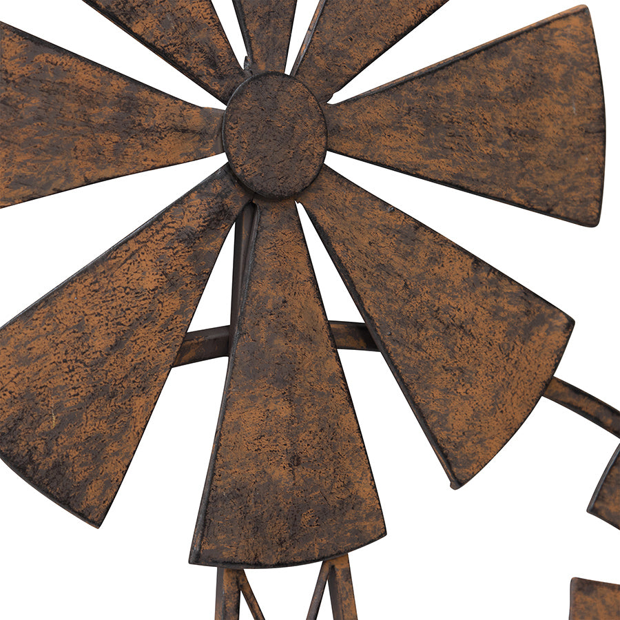 Contemporary 3 Windmill Wall Art 81cm - Image 3