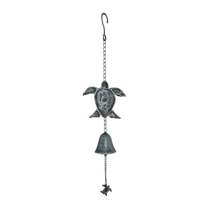 Hanging Turtles w Cast Iron Bell 62cm - Image 3