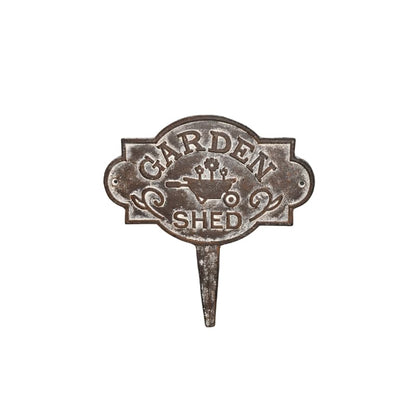 Garden Shed Cast Iron Stake 29cm