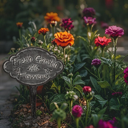 Fresh Flowers Cast Iron Stake 29cm - Image 2