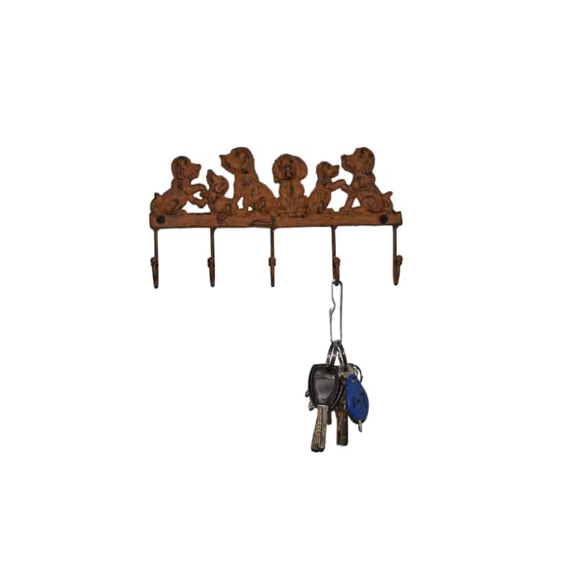 Cute Dogs 5 Hooks Wall Hanging 22cm - Image 3