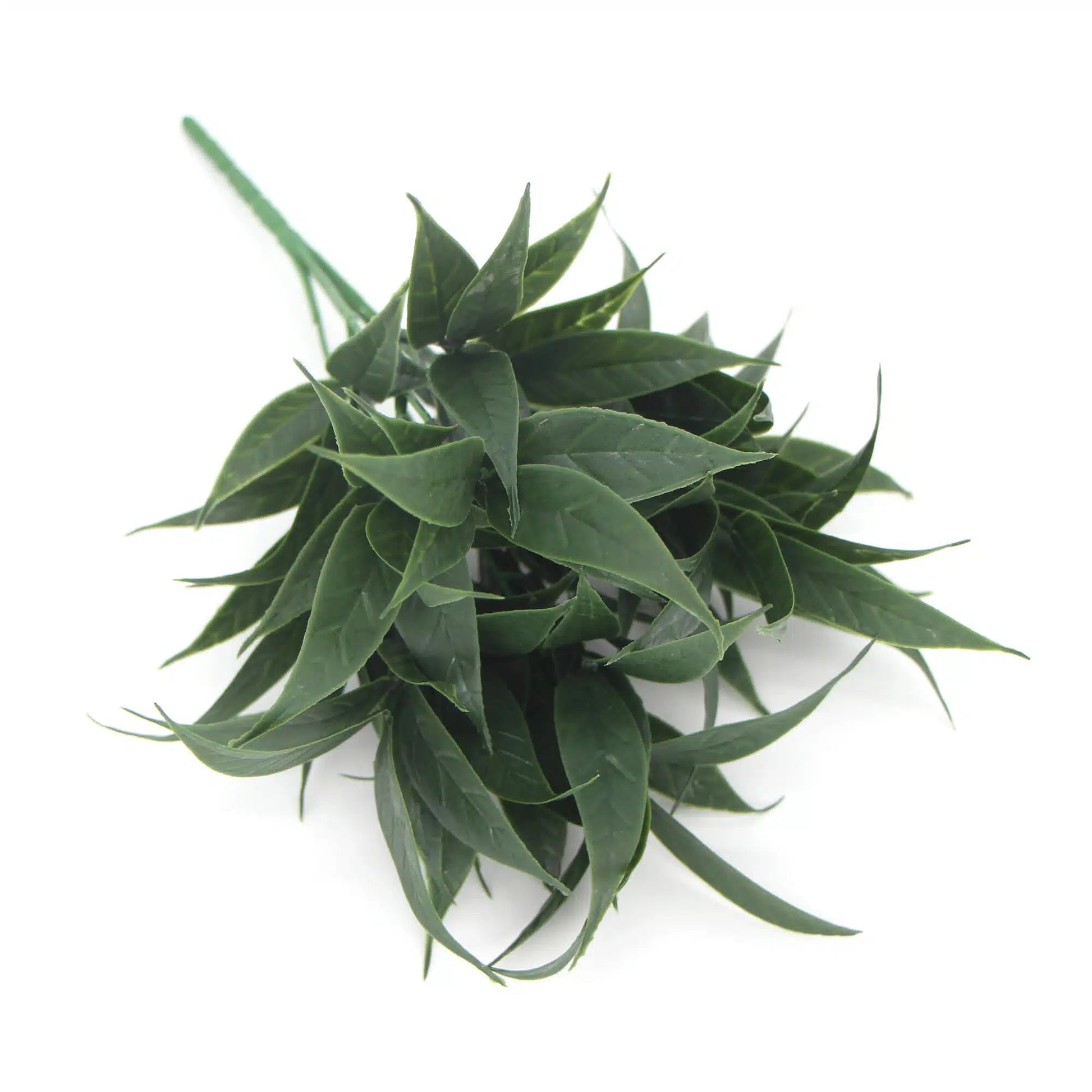 Dark Green Tipped Willow Oak Stem UV Resistant 30cm - Image 3