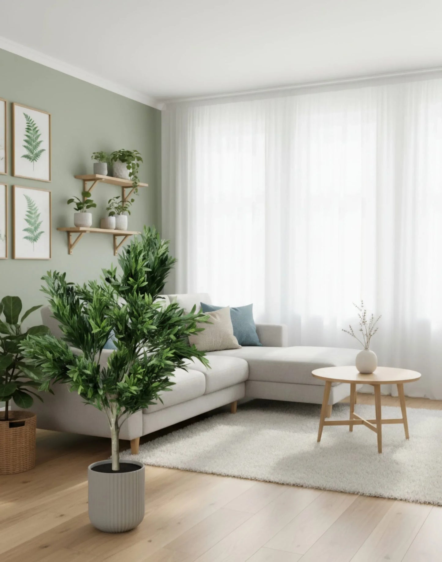 Premium Artificial Olive Tree 130cm UV Resistant - Image 4