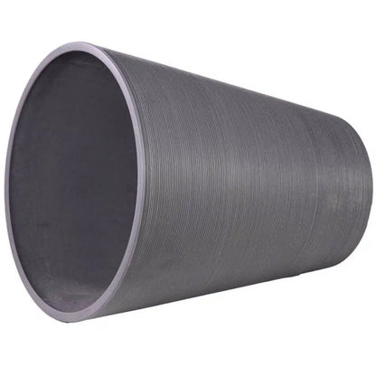 Decorative Textured Round Grey Planter 47cm - Image 3