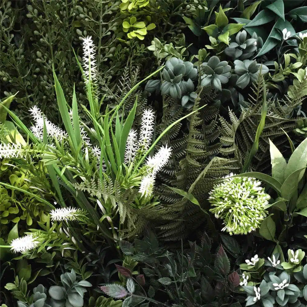 Flowering Bespoke Vertical Garden / Green Wall UV Resistant 45cm x 45cm Fire Retardant - Image 3