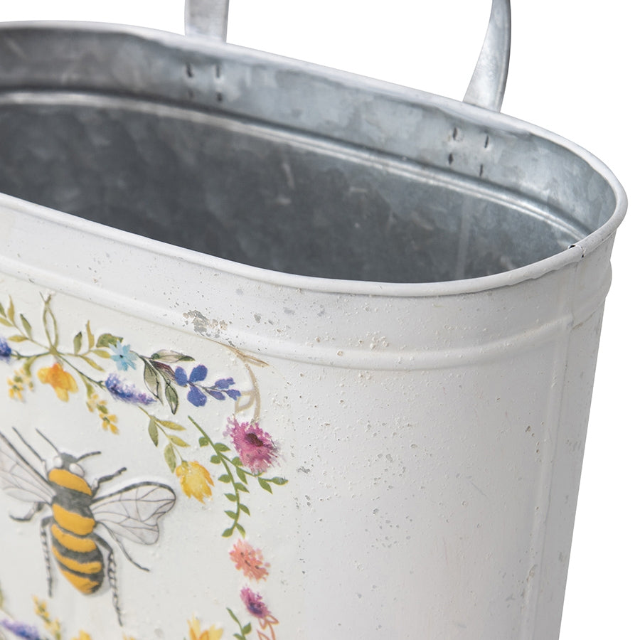 Set 2 Oval Planter Storage Bucket 28cm - Image 2