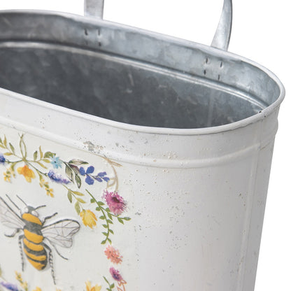 Set 2 Oval Planter Storage Bucket 28cm - Image 2