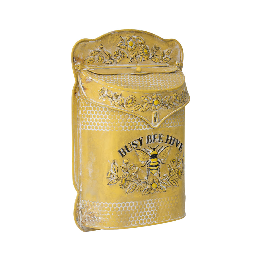 Vintage Yellow Busy Bee Postbox 40cm - Image 2